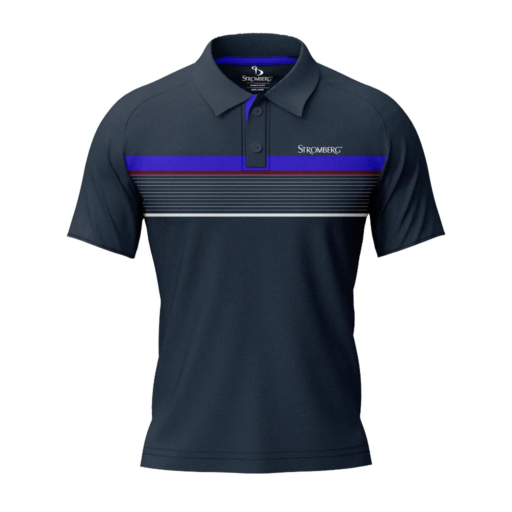 Stromberg Classic Swing Polos (Blue, Small)
